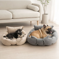 3-in-1 Convertible Plush Pet Bed for Dogs & Cats – Foldable Cushion, Sofa & Sleeping Mat