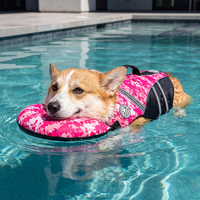 Dog Life Jacket with Padded Chin Float