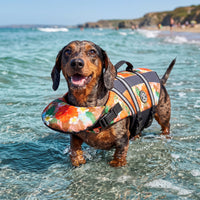 Dog Life Jacket with Padded Chin Float