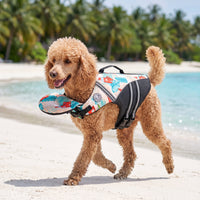 Dog Life Jacket with Padded Chin Float