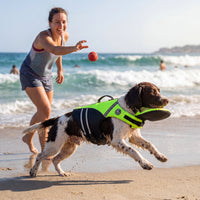 Dog Life Jacket with Padded Chin Float