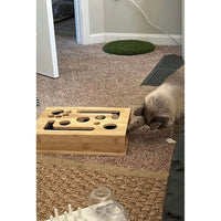 Cat Nail Filing Scratch Box with Treat Puzzle