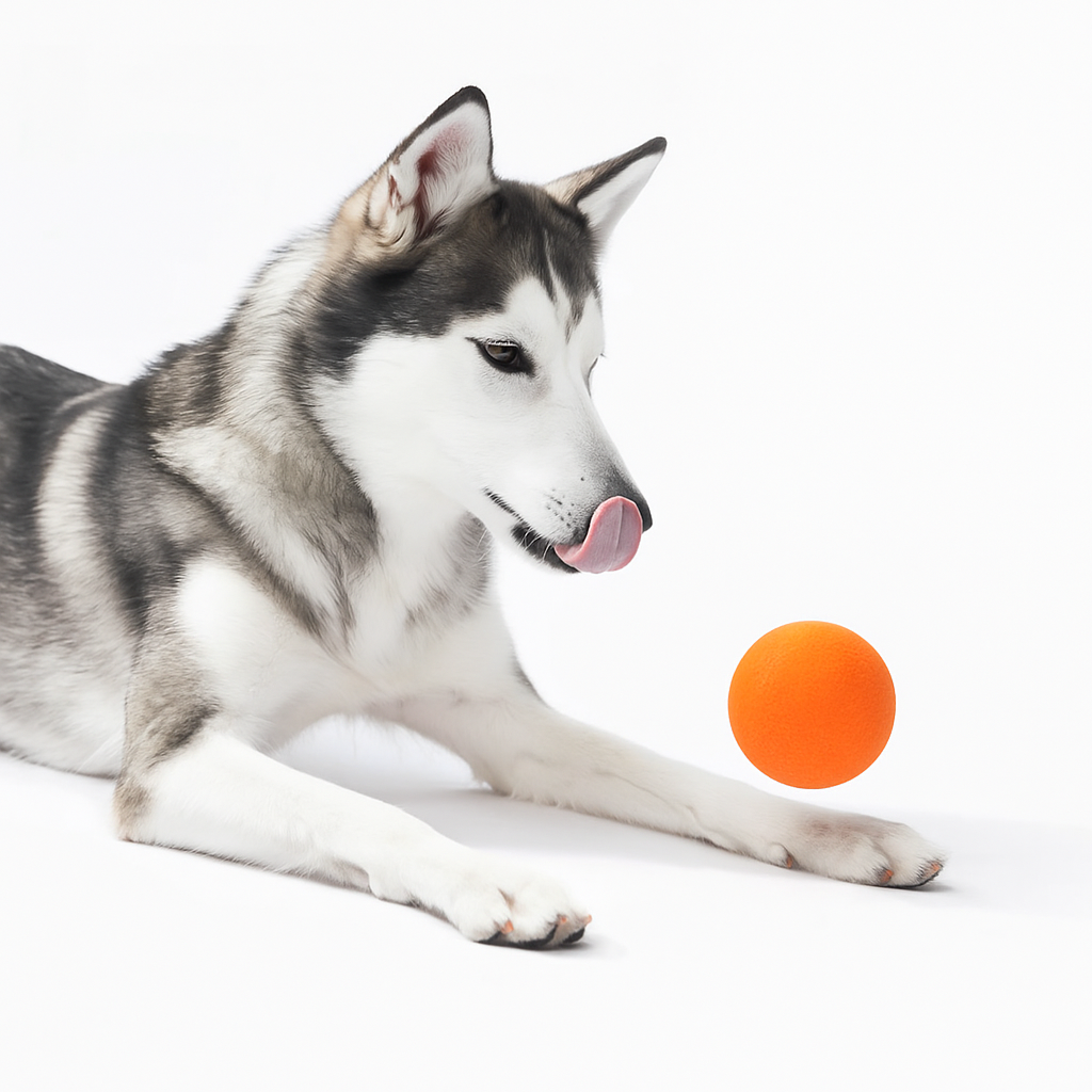 Motion-Activated Bouncing Ball Dog Toy