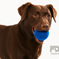 Motion-Activated Bouncing Ball Dog Toy