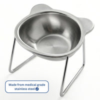 Elevated Orthopedic Dog Feeding Bowl with Stand