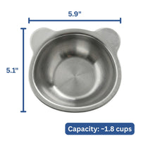 Elevated Orthopedic Dog Feeding Bowl with Stand