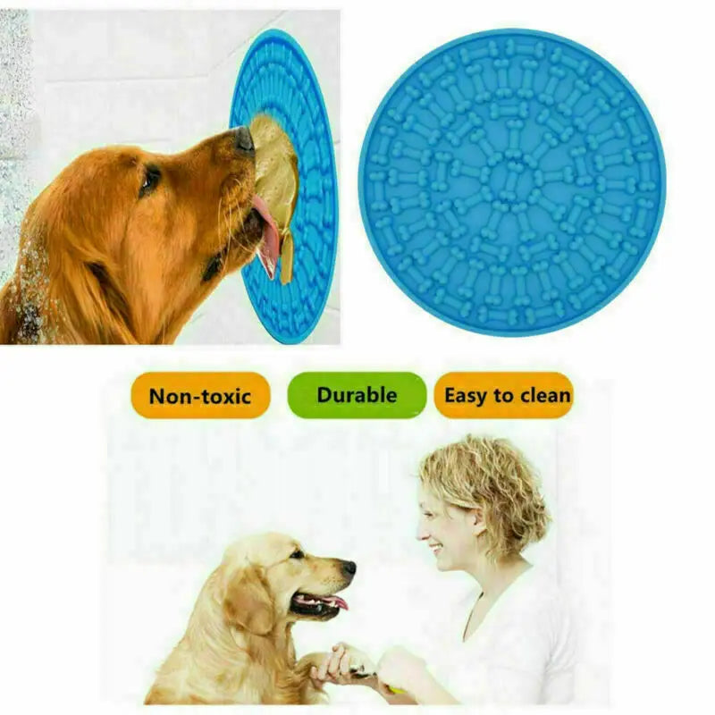 StickyPaw Dog Lick Mat – Suction Slow Feeder for Dogs & Cats