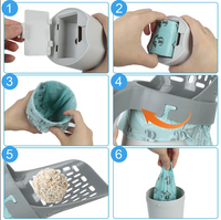 Self-Cleaning Cat Litter Scoop