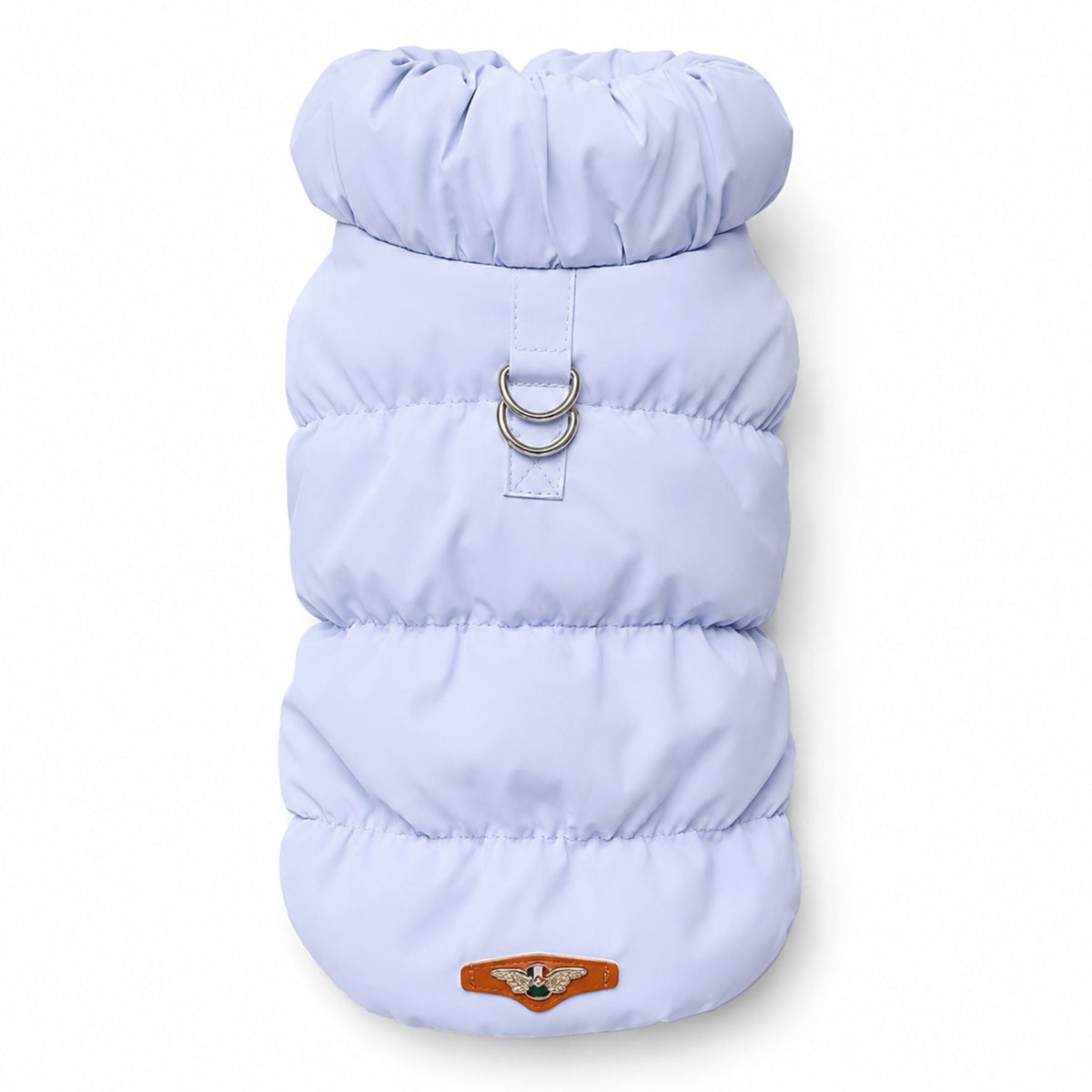 Padded Winter Dog and Cat Coat with Leash Ring – Warm Pet Jacket for Small Pets