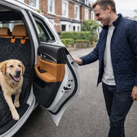 Quilted Dog Car Seat Cover Hammock for Back Seat