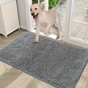 Ultra-Absorbent Muddy Paw Dog Mat