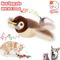 Interactive Dancing Sparrow Cat Toy