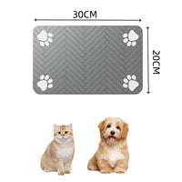 Absorbent Pet Feeding Mat – Quick Dry Dog Food & Water Bowl Mat
