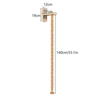 Wall-Mounted Sisal Rope Cat Tree