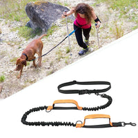 Reflective Dual-Elastic Hands-Free Dog Leash