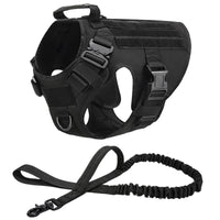 Tactical Dog Harness & Leash Set