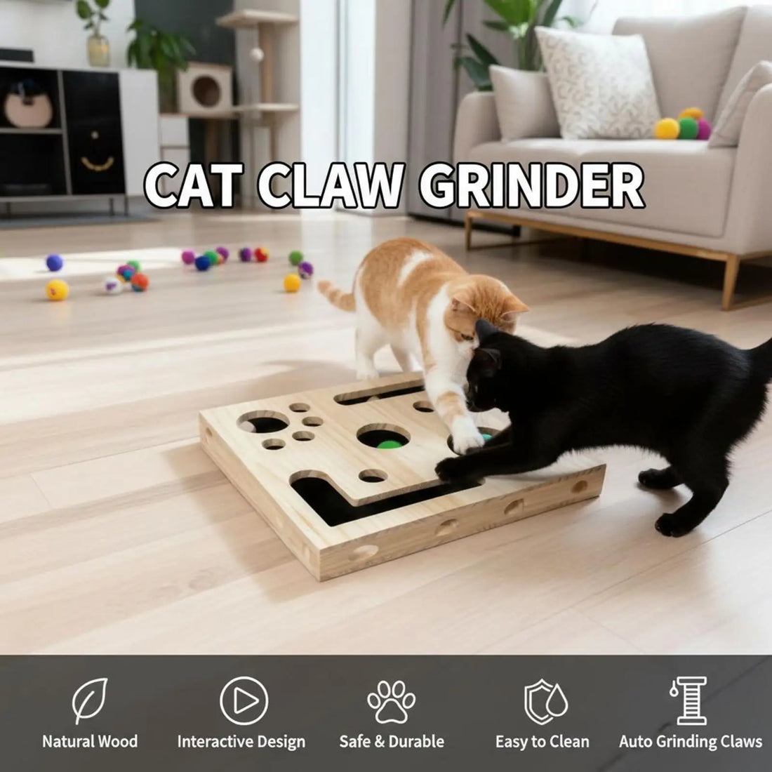 ScratchNest Cat Nail File Box