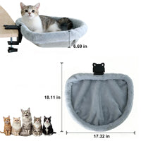 DeskPurr - Foldable Cat Desk Bed & Hammock