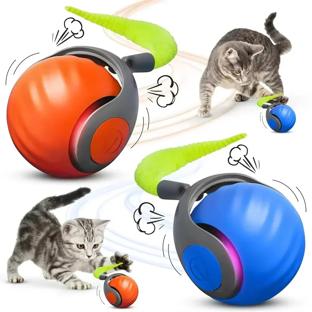 WhiskerChase Smart Rolling Cat Ball