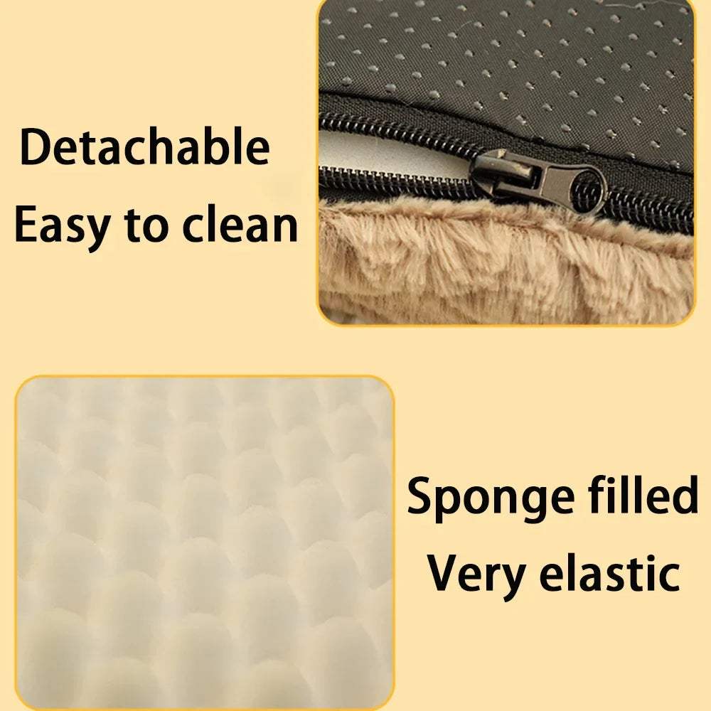 Memory Foam Pet Bed with Removable Cover - Orthopedic Waterproof Dog Bed