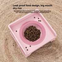 WhiskerEase Leak-Proof Cat Bowl