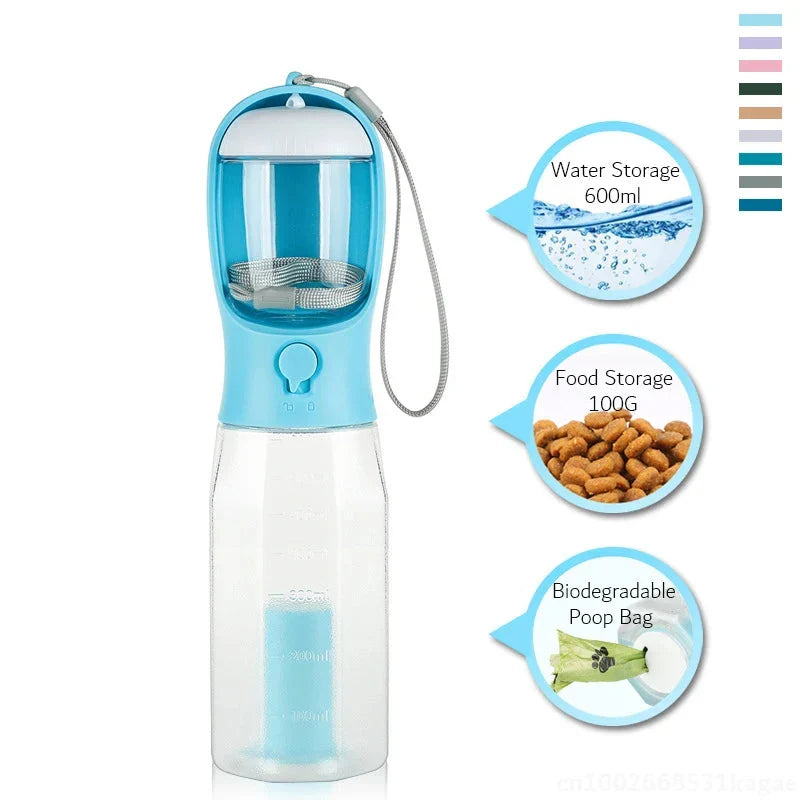 PetGo 3-in-1 Travel Bottle