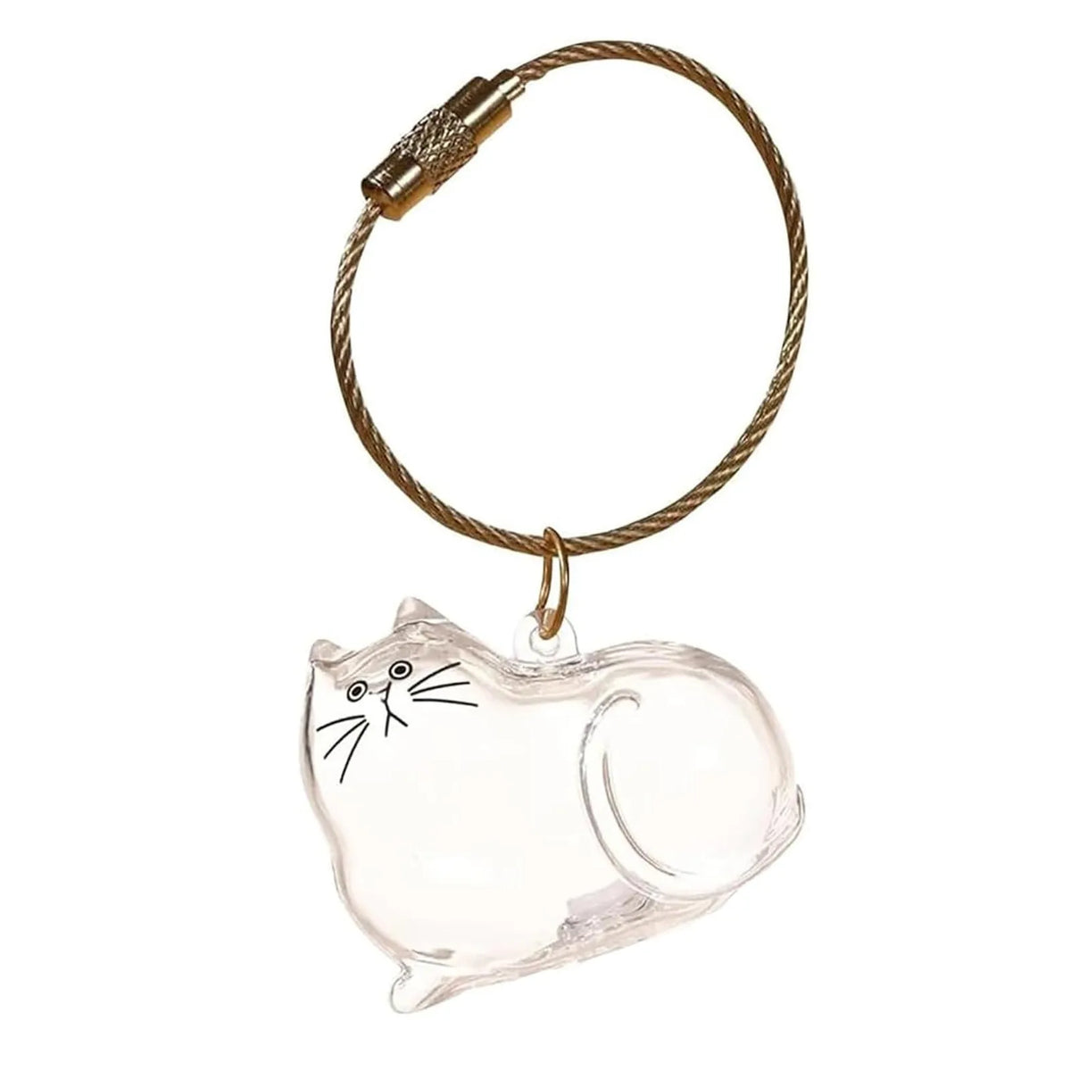 PurrCapsule Cat Hair Keepsake Keychain