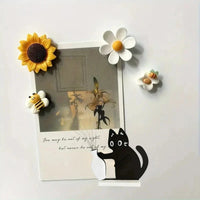 WhiskerKeeper Cat Vase Fridge Magnet