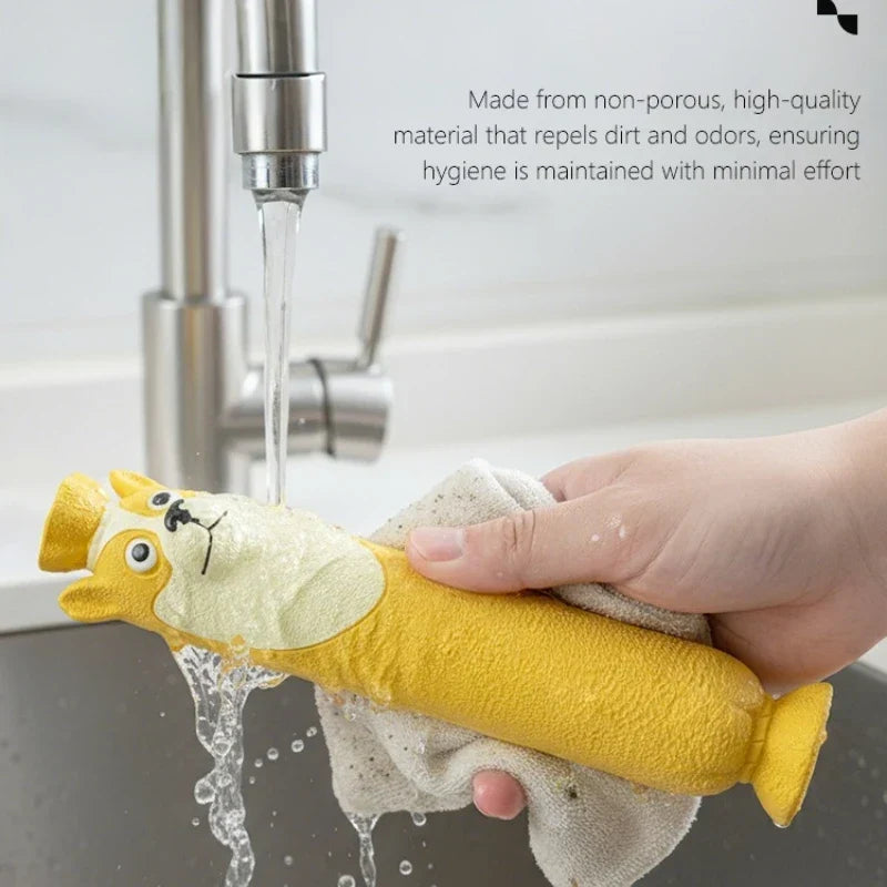 Sausage Squeak & Chew Dog Toy