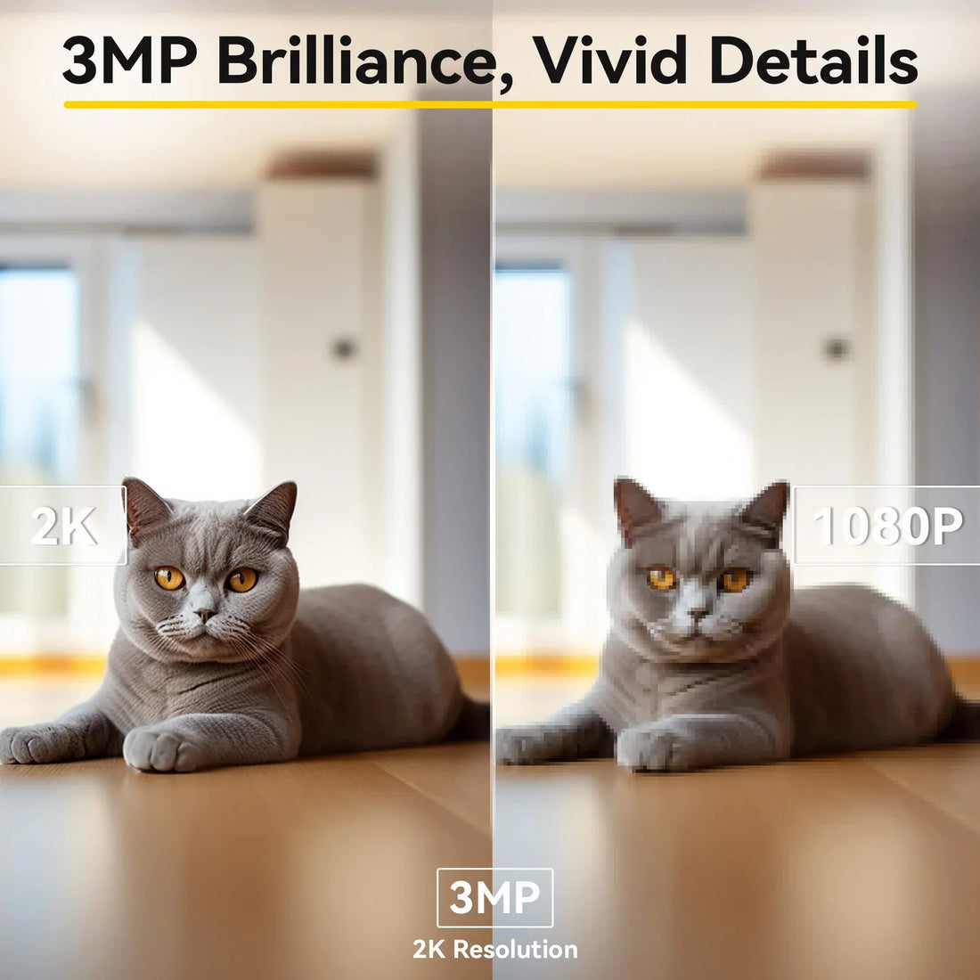 Boykeep 2K Smart Pet Camera with App Control | 360° Indoor Dog & Baby Monitor with Night Vision