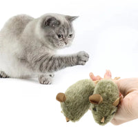 SqueakyMouse Plush Cat Toy