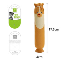 Sausage Squeak & Chew Dog Toy