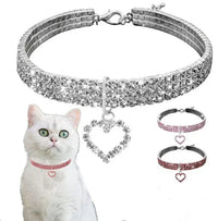 Elegant Rhinestone Pet Collar