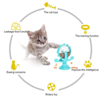 SpinTreat 360° Pet Food Windmill Puzzle Toy