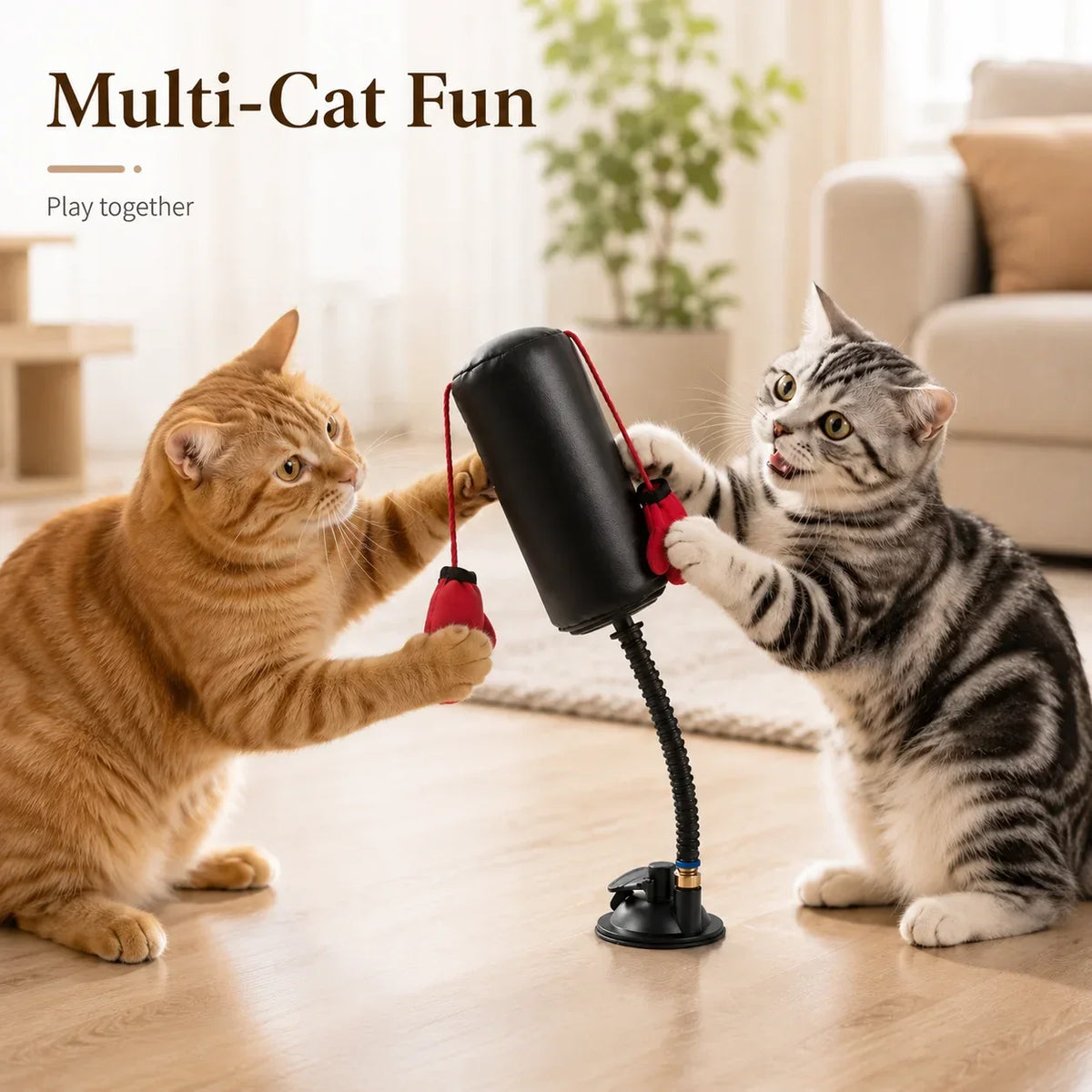 PunchPaws Interactive Cat Boxing Toy