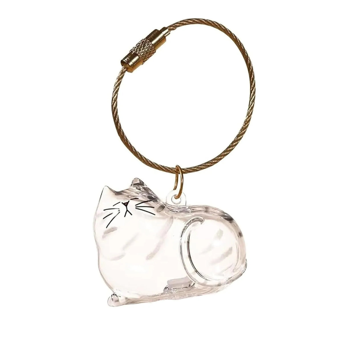 PurrCapsule Cat Hair Keepsake Keychain