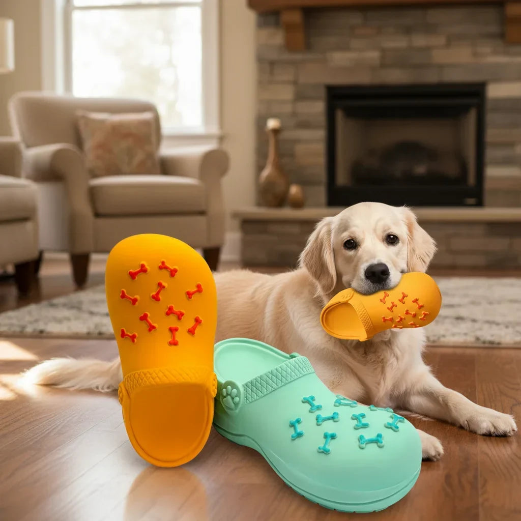ChewStep Rubber Slipper Toy