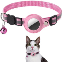 Reflective AirTag Case - Protective Collar for Dogs & Cats
