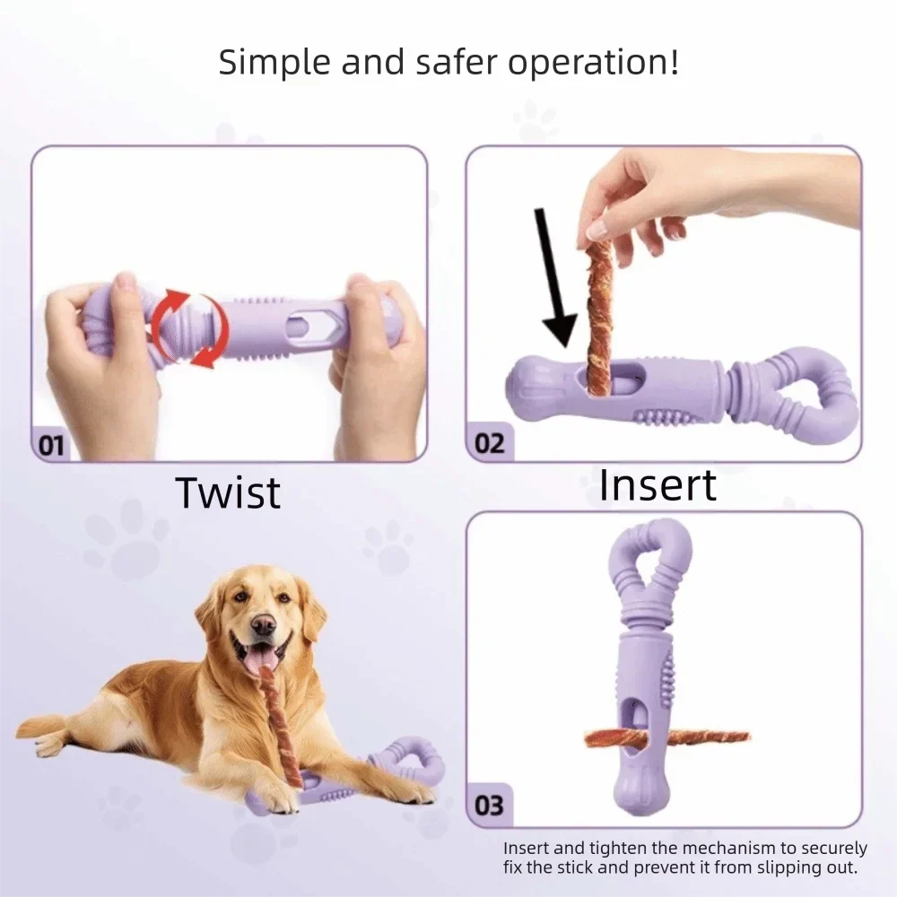 TwistChew Interactive Dog Chew Toy