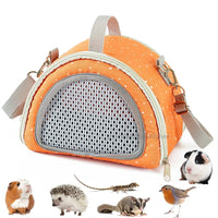 Small Pet Travel Carrier – Breathable Tote Bag for Hamsters, Guinea Pigs & Rabbits