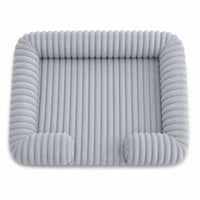 Dog Bed Supportive Memory Foam – Plush Calming Pet Sofa with Removable Washable Cover and Non-Slip Base for Small Medium Large Dogs