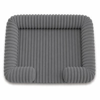 Dog Bed Supportive Memory Foam – Plush Calming Pet Sofa with Removable Washable Cover and Non-Slip Base for Small Medium Large Dogs
