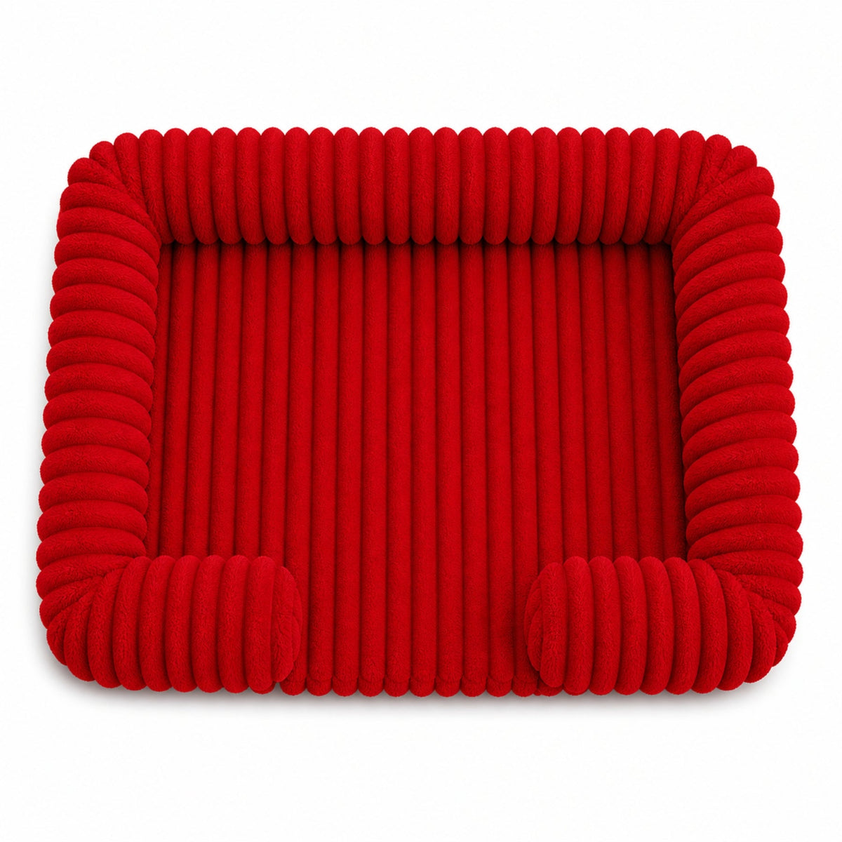 Dog Bed Supportive Memory Foam – Plush Calming Pet Sofa with Removable Washable Cover and Non-Slip Base for Small Medium Large Dogs