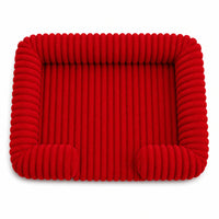 Dog Bed Supportive Memory Foam – Plush Calming Pet Sofa with Removable Washable Cover and Non-Slip Base for Small Medium Large Dogs